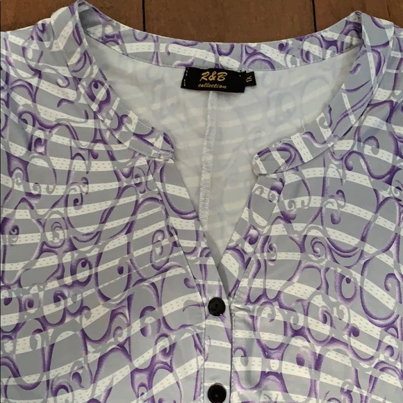 Printed plus size tunic - Picture 3 of 3